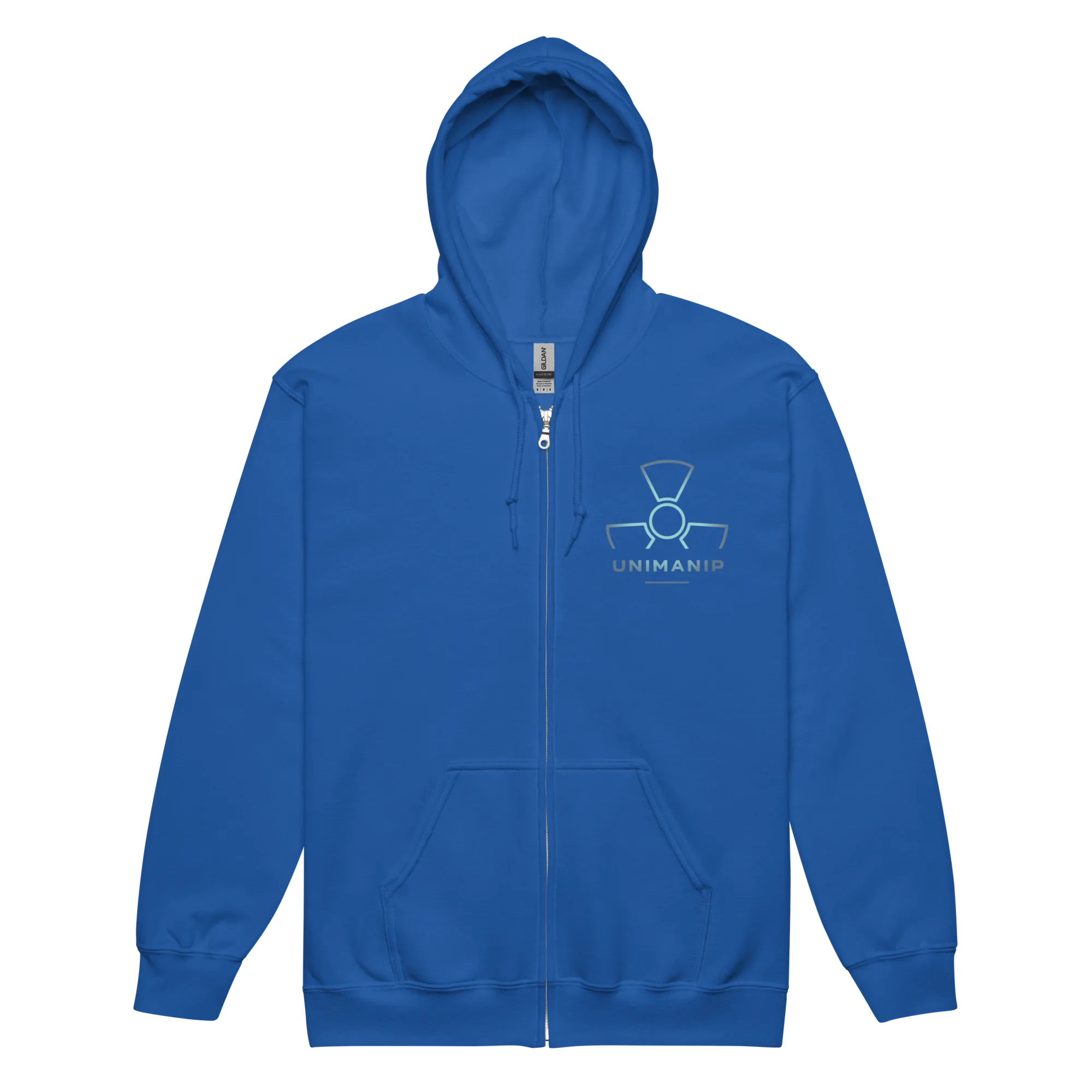 Sweat à capuche sombre à fermeture éclair, floqué – Image 7