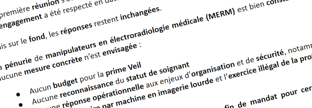 UNIMANIP dénonce toujours  le manque de reconnaissance pour la profession