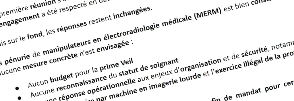 UNIMANIP dénonce toujours le manque de reconnaissance pour la profession
